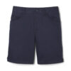 Quần short đồng phục túi tròn màu xanh navy