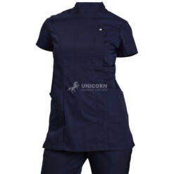Bộ điều dưỡng cổ trụ màu xanh navy