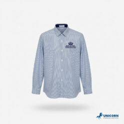 Áo sơ mi sọc xanh Nam tay dài BVIS- Long-sleeve Blue shirt BOY